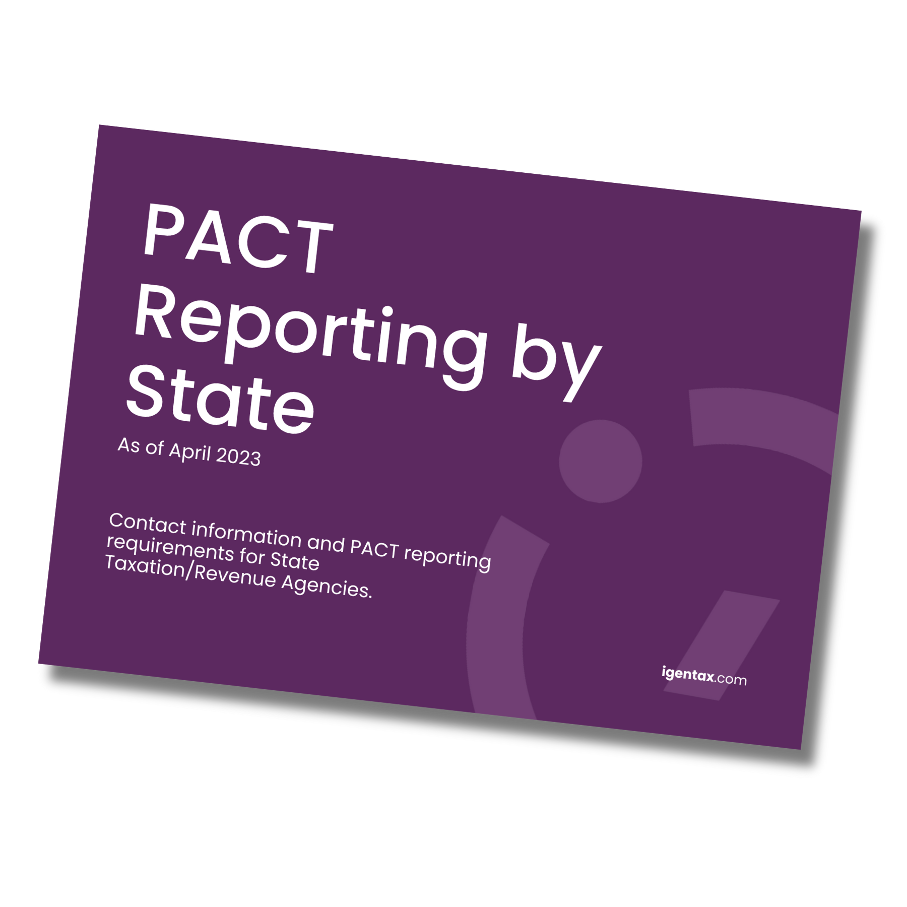 PACT reporting by state