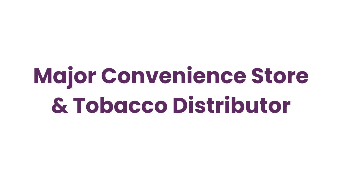 Major Convenience Store & Tobacco Distributor